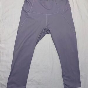 Purple High-Waisted Leggings